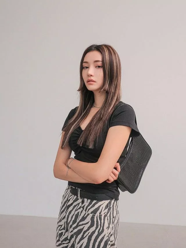 Mái Hime nhuộm highlight