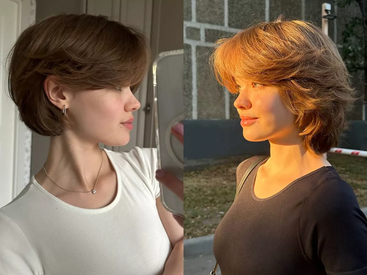 Kiểu tóc mullet cắt layer