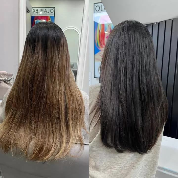 Tóc đuôi bầu ngang lưng