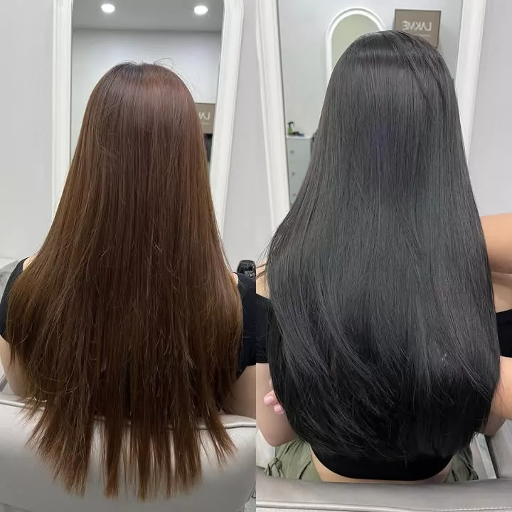 Tóc đuôi bầu ngang lưng