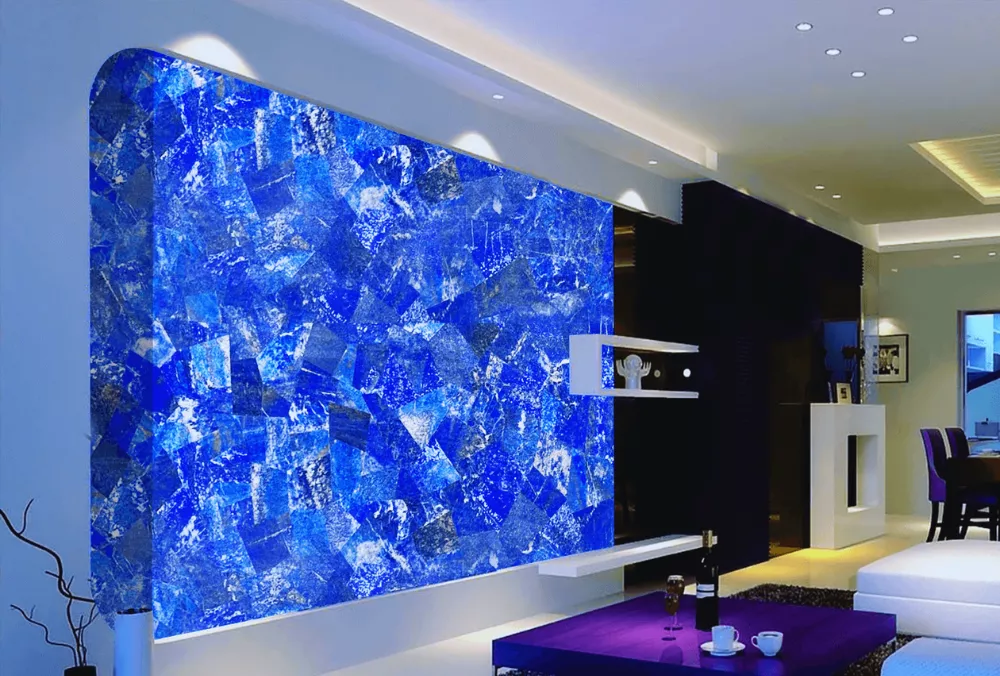 Nhiều gia đình sử dụng đá Lapis để trang trí