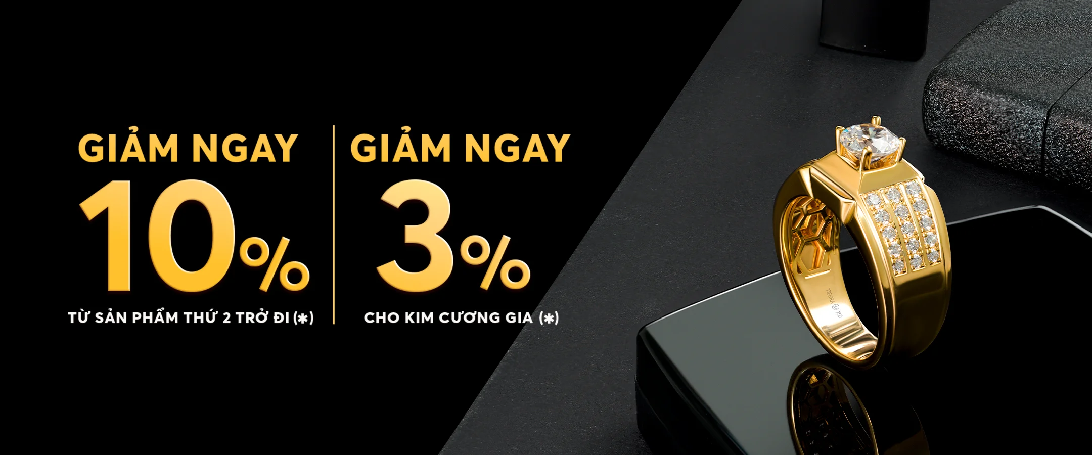 Khuyến mãi nhẫn nam tháng 3