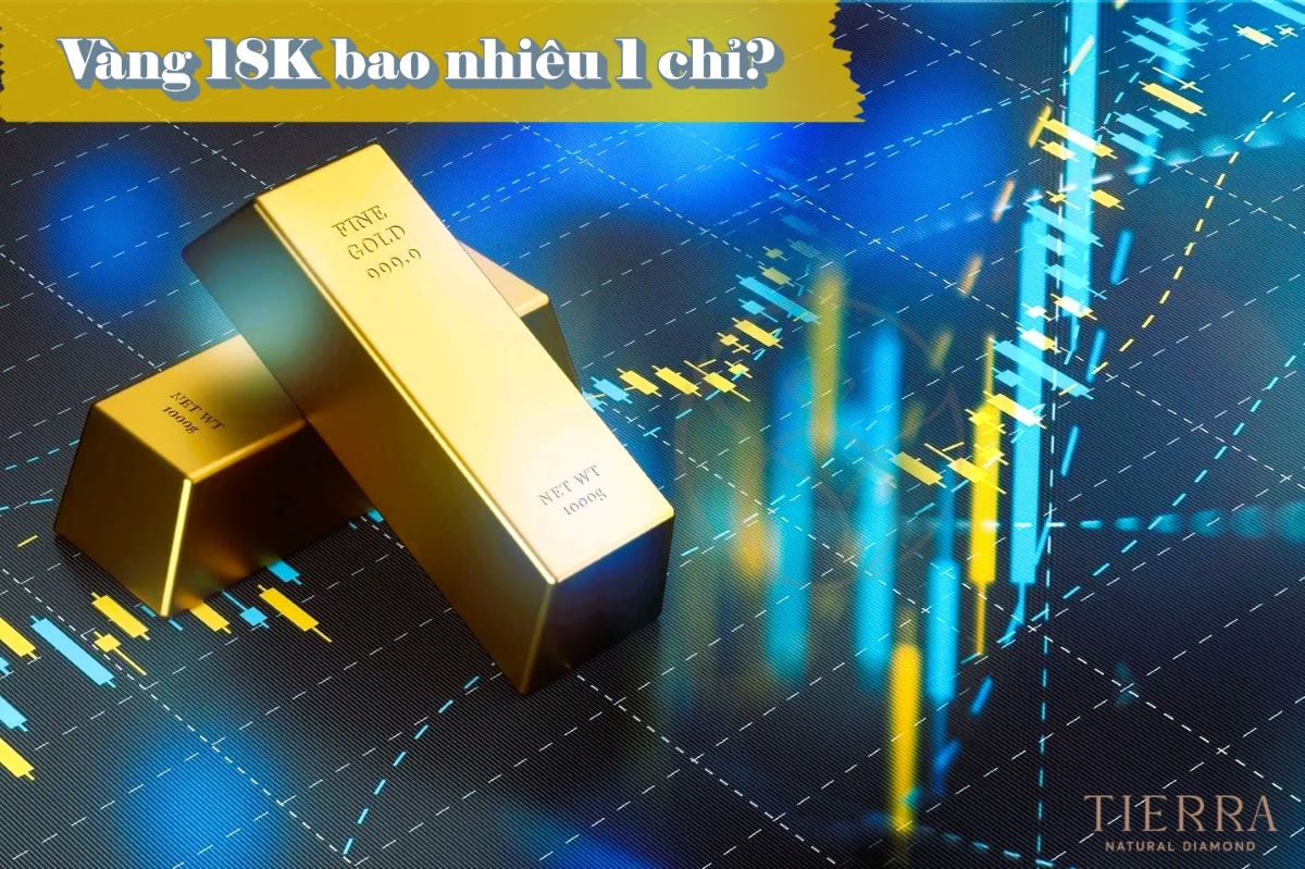 Giá vàng 18k 1 chỉ trên thị trường hiện nay