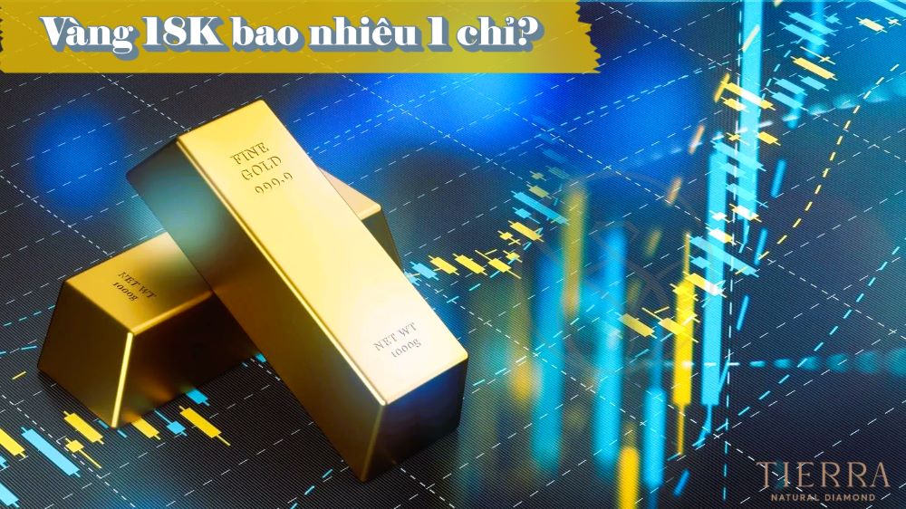 Giá vàng 18k 1 chỉ trên thị trường hiện nay