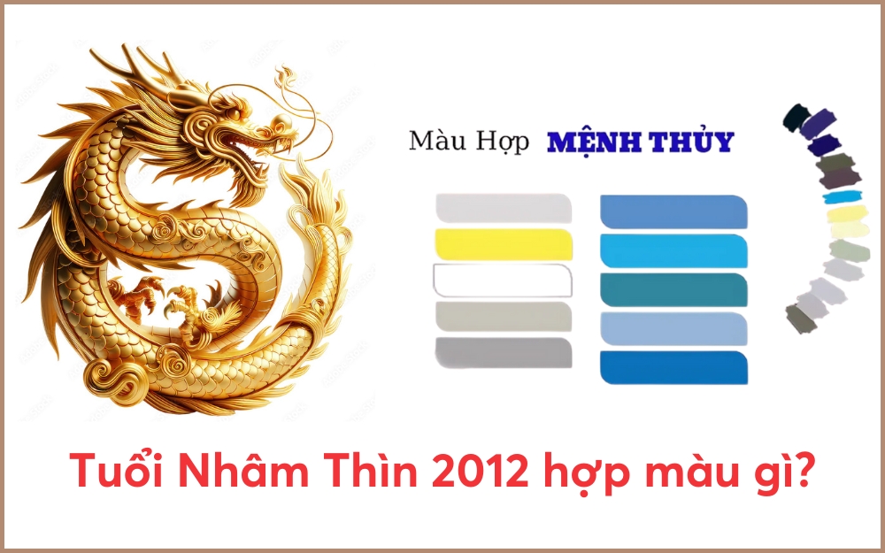 Nam Tuổi Nhâm Thìn 2012 Hợp Màu Gì? Bí Quyết Chọn Màu May Mắn Cho Nam Nhâm Thìn