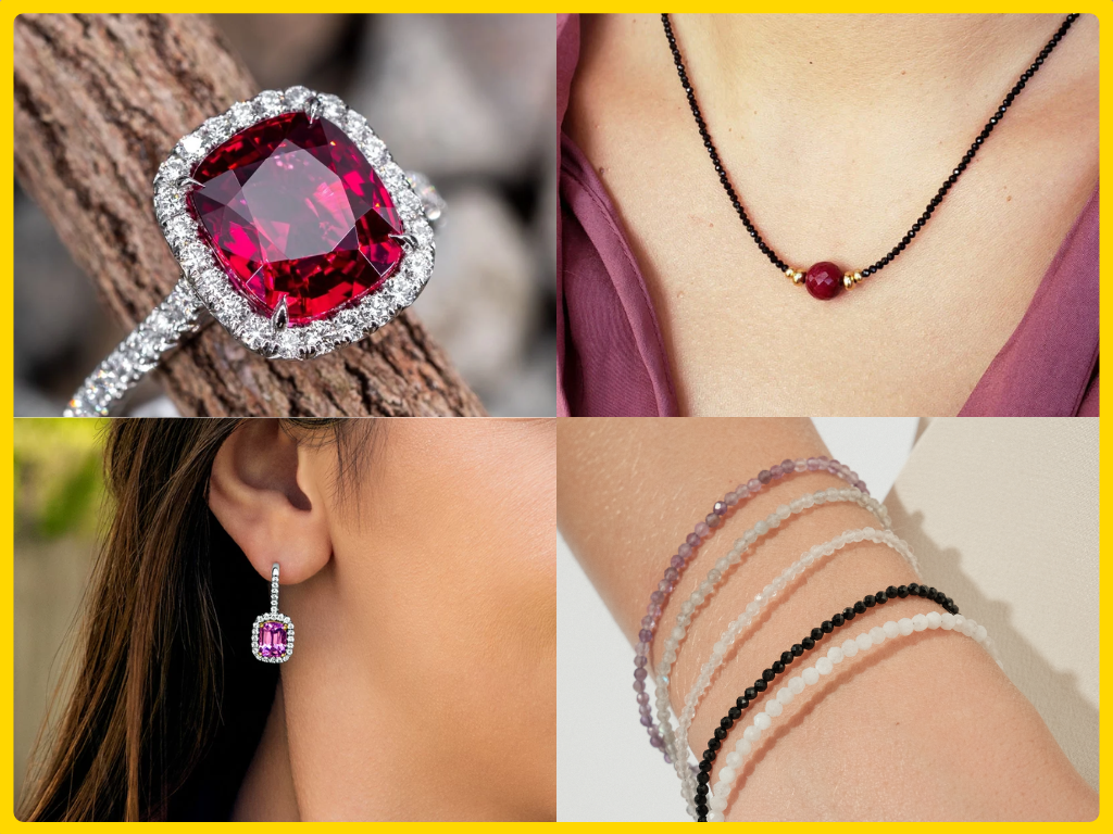 Nhẫn Spinel là sản phẩm phổ biến