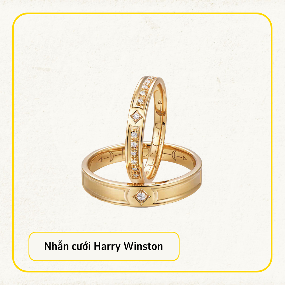 Nhẫn cưới Harry Winston - Nghệ thuật chế tác đỉnh cao