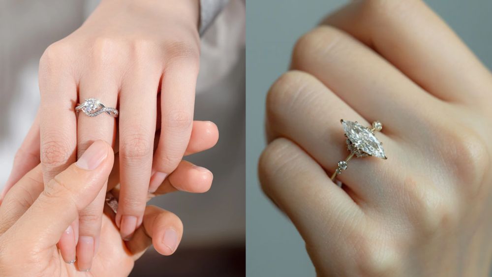 Cách chọn nhẫn nữ dáng bàn tay gầy
