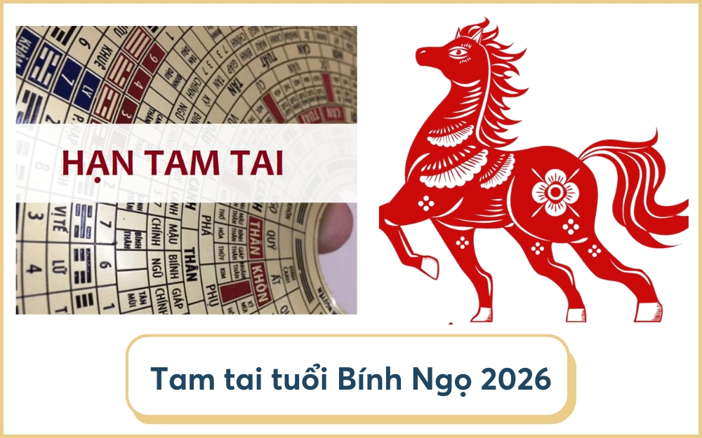 Người tuổi Bính Ngọ sinh năm 2026 gặp tam tai vào năm Tý, Sửu, Dần