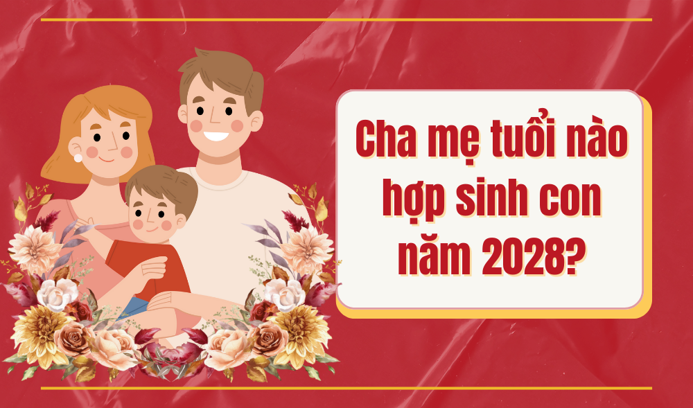 Cha mẹ tuổi nào hợp sinh con năm 2028? 