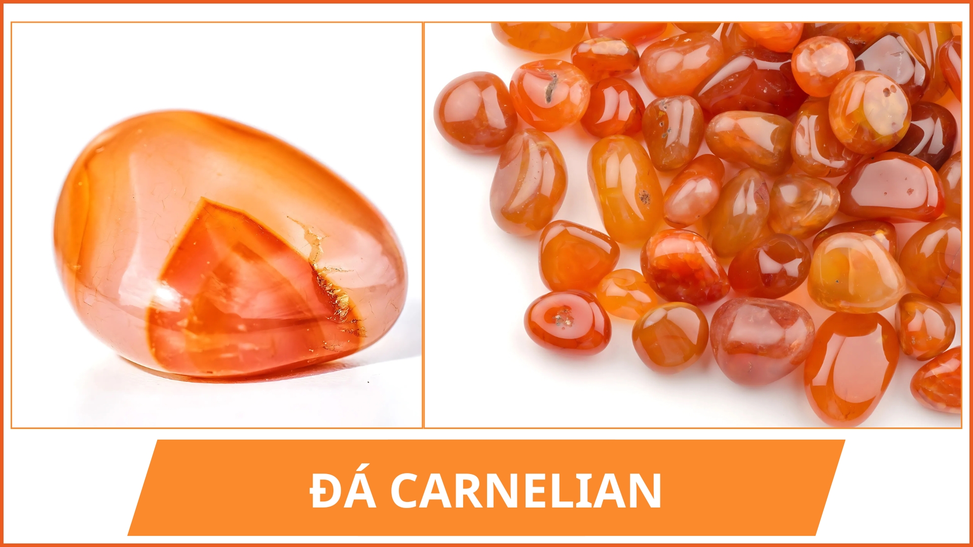 Đá Carnelian Hồng ngọc tủy