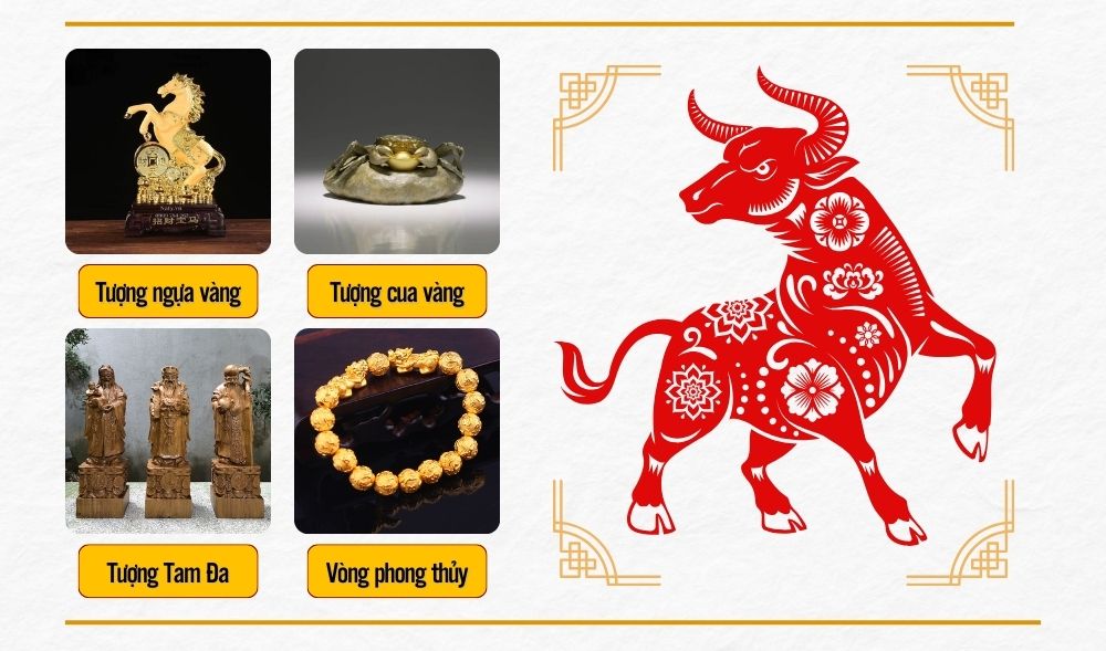 Đồ vật mang lại may mắn cho tuổi Tân Sửu