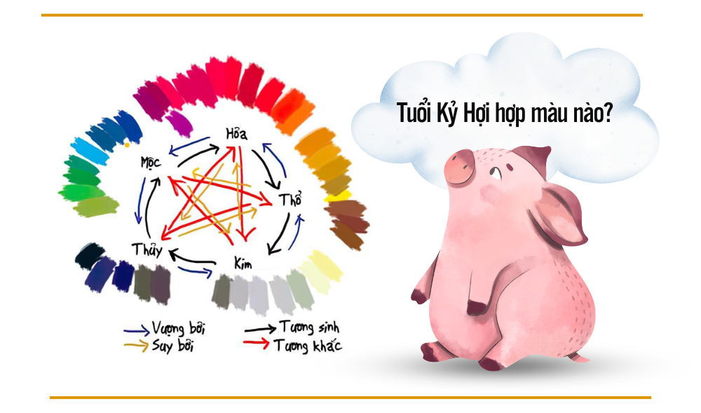 Kỷ Hợi sinh năm 2019 hợp và kỵ màu sắc nào?