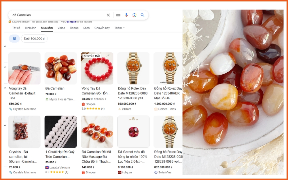 Mua hồng ngọc tủy đá Carnelian ở đâu uy tín?