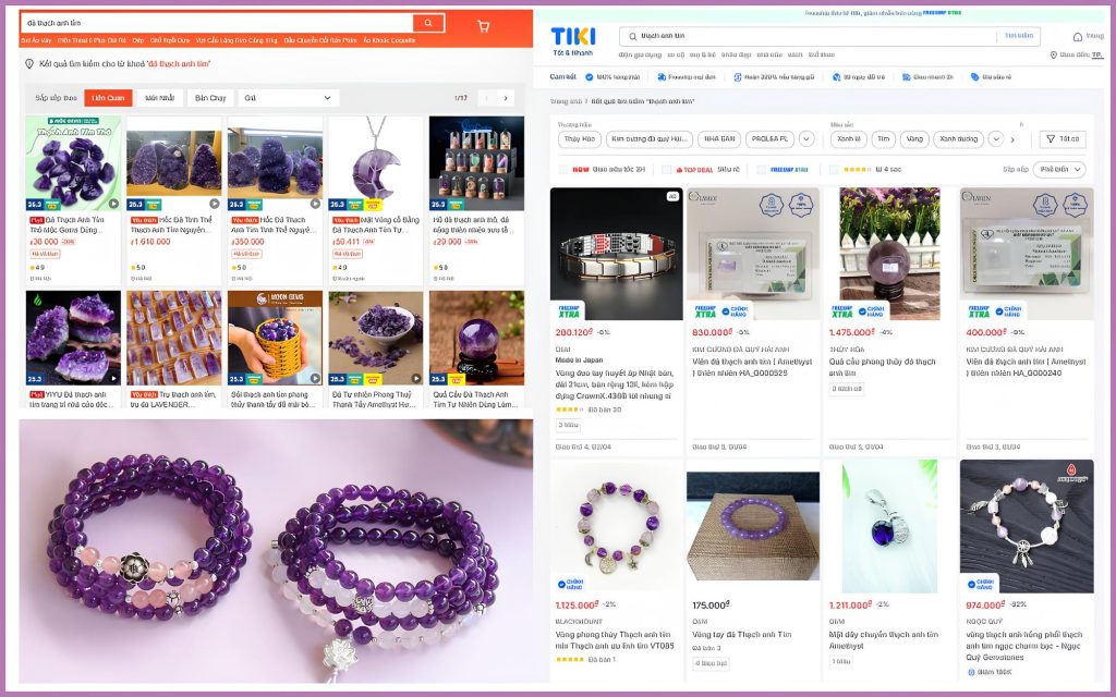 Đá thạch anh tím mua ở đâu uy tín?
