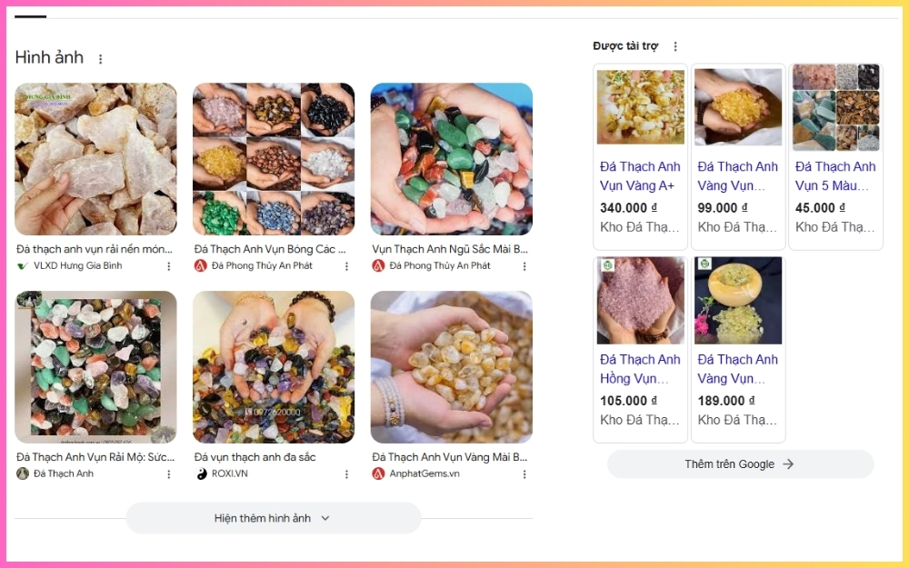 Địa chỉ mua đá thạch anh vụn ở tphcm uy tín