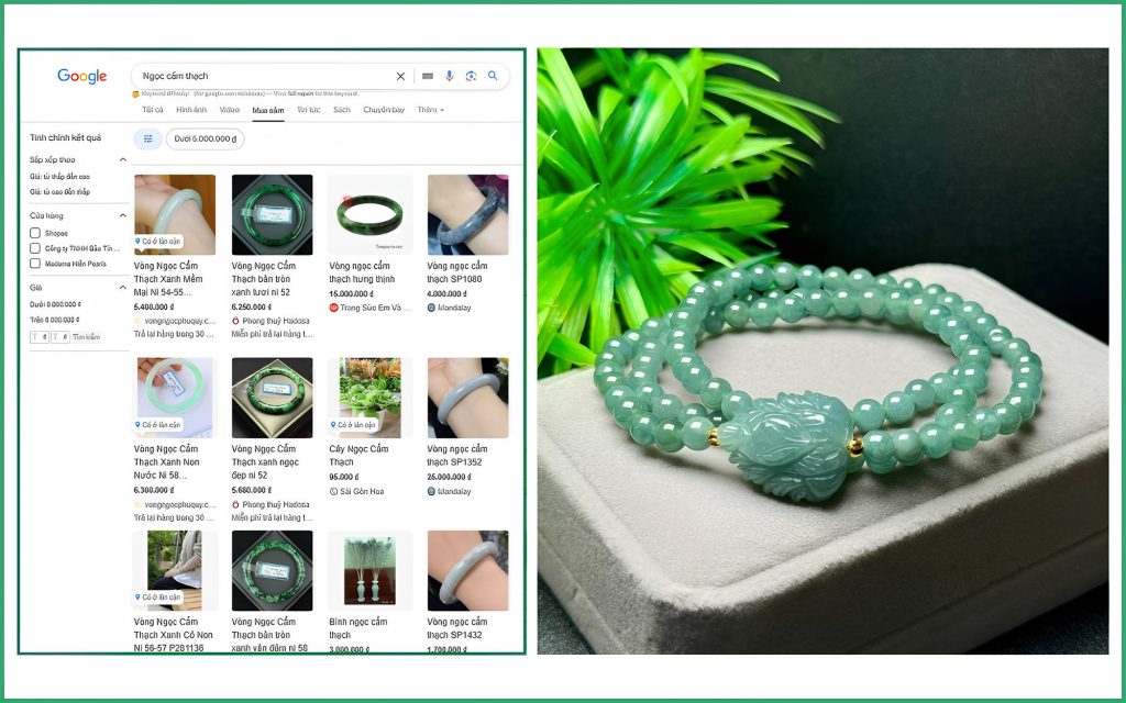 Địa chỉ mua ngọc cẩm thạch uy tín