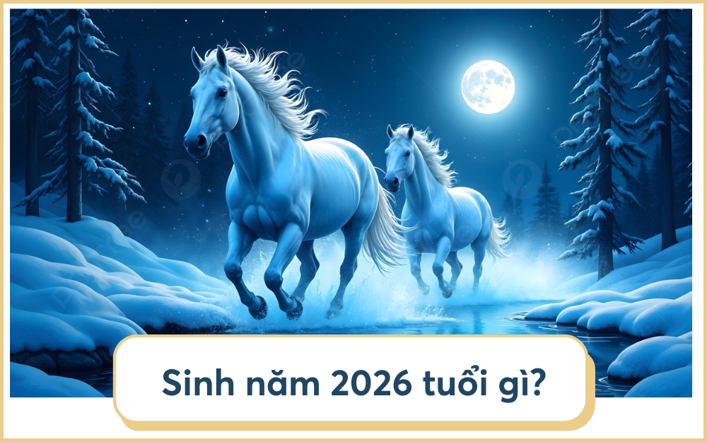 Năm 2026 là năm con gì và mệnh gì?