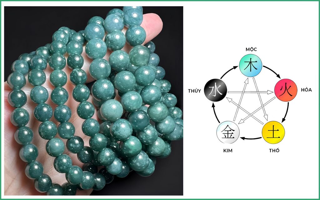 Ngọc cẩm thạch xanh hợp mệnh gì?
