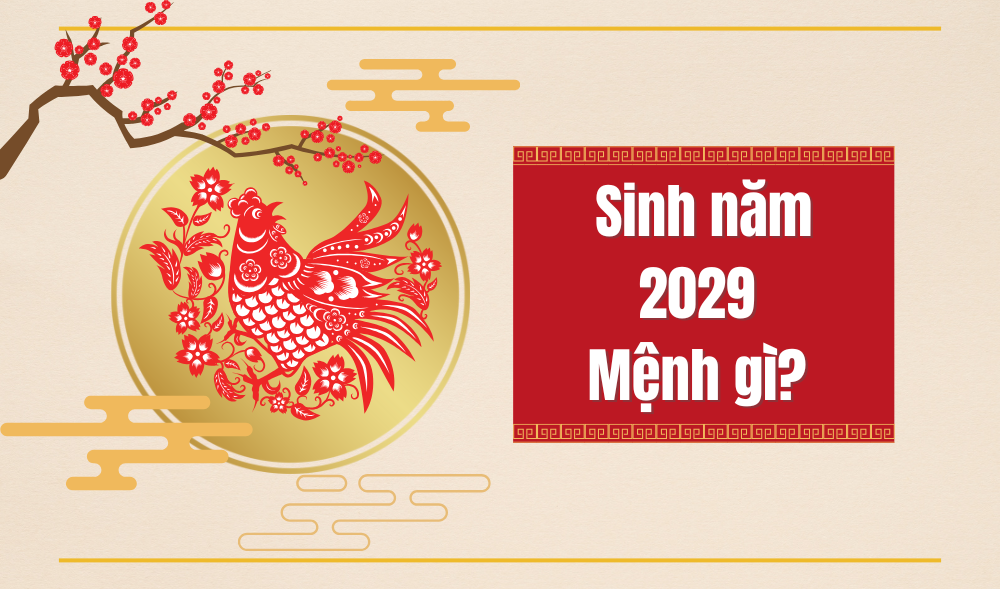 Người sinh năm 2029 mệnh gì?