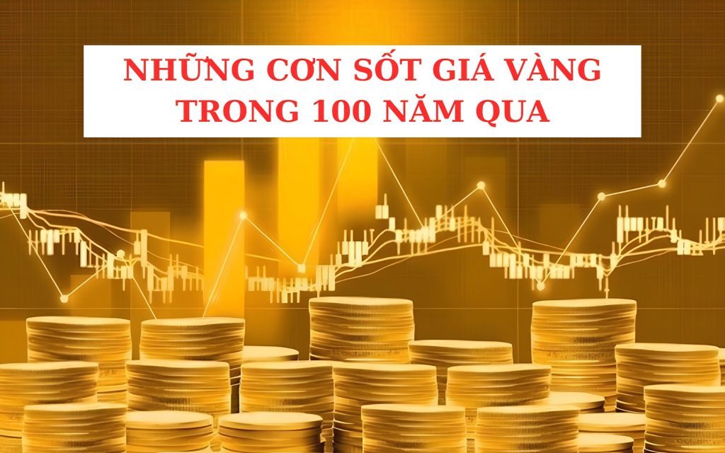 Những làn sóng tăng giá vàng qua các năm trong hơn 100 năm qua