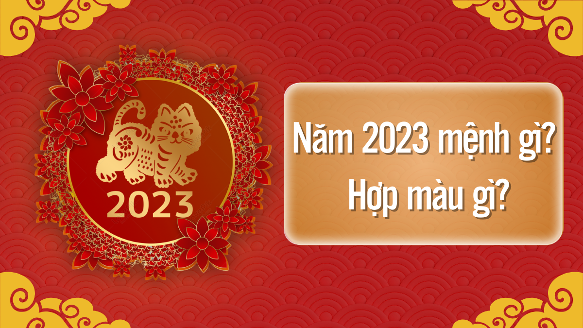 Sinh năm 2023 mệnh gì tuổi gì? Hợp với màu sắc gì?