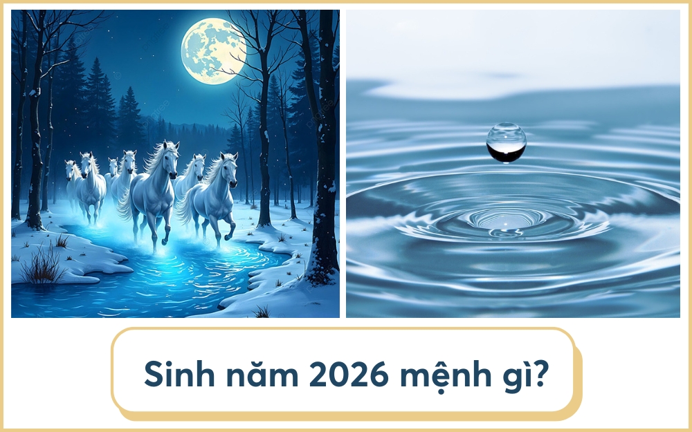 Sinh con năm 2026 thuộc mệnh gì?