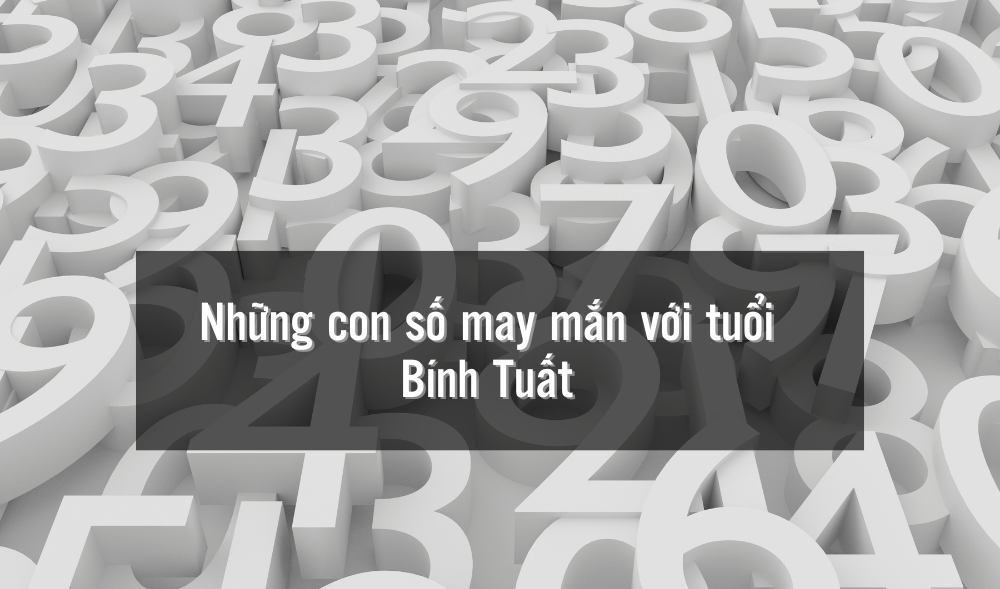 Những con số hợp với tuổi Bính Tuất 2006