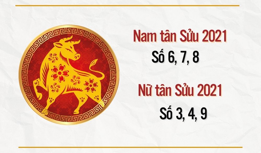 Tân Sửu hợp với các số 6, 7, 8, còn bé gái với 3, 4, 9