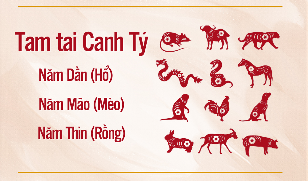 Tam Tai của tuổi Canh Tý 2020