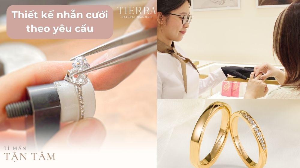 Thiết kế nhẫn cưới theo yêu cầu tại TPHCM ở đâu?