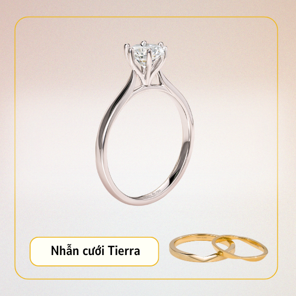 Tierra Diamond đã ghi tên trong số các hãng nhẫn cưới nổi tiếng tại Việt Nam