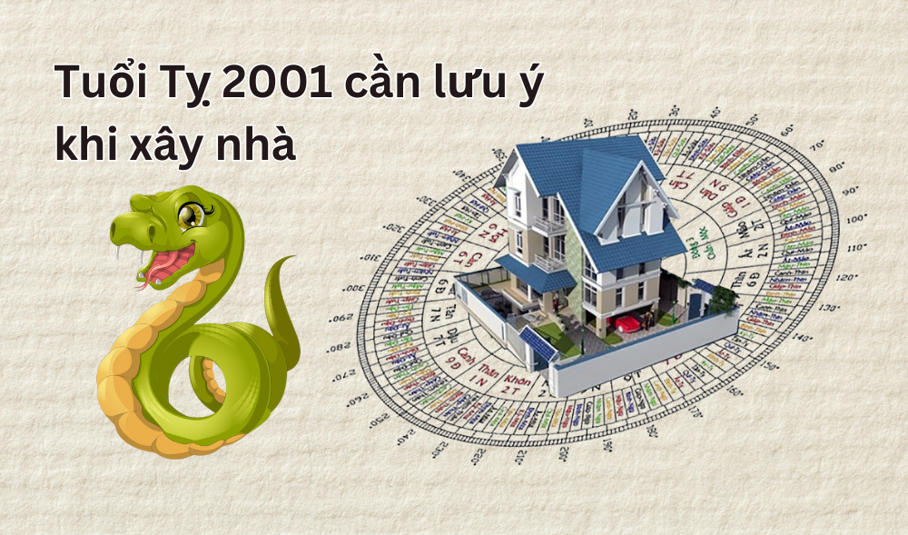 Khi xây nhà cần yếu tố phong thủy cốt lõi như 2001 mệnh gì