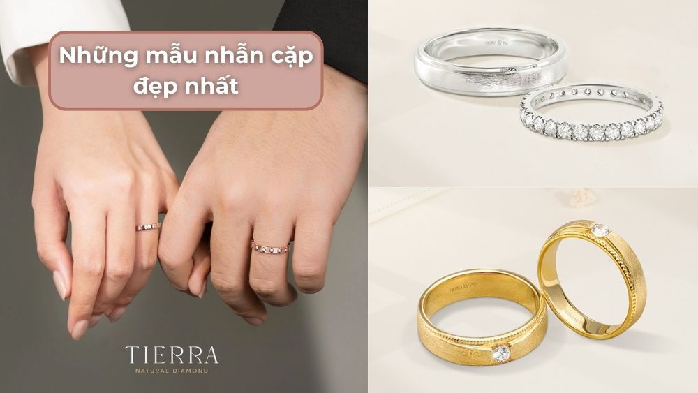 Tuyển tập những mẫu nhẫn cặp đẹp nhất