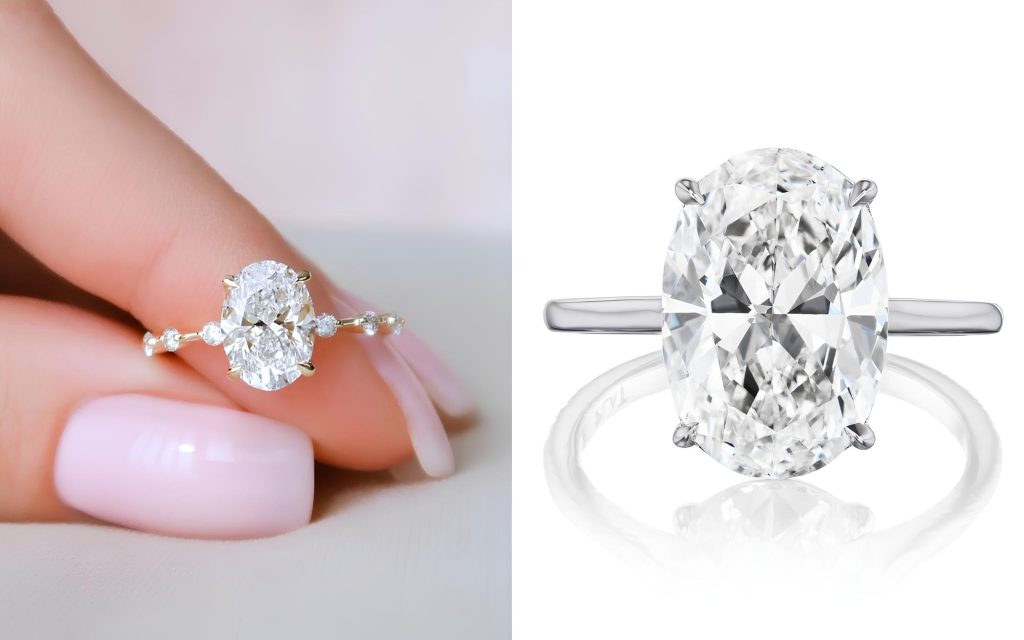 Những lưu ý khi chọn kim cương Oval 