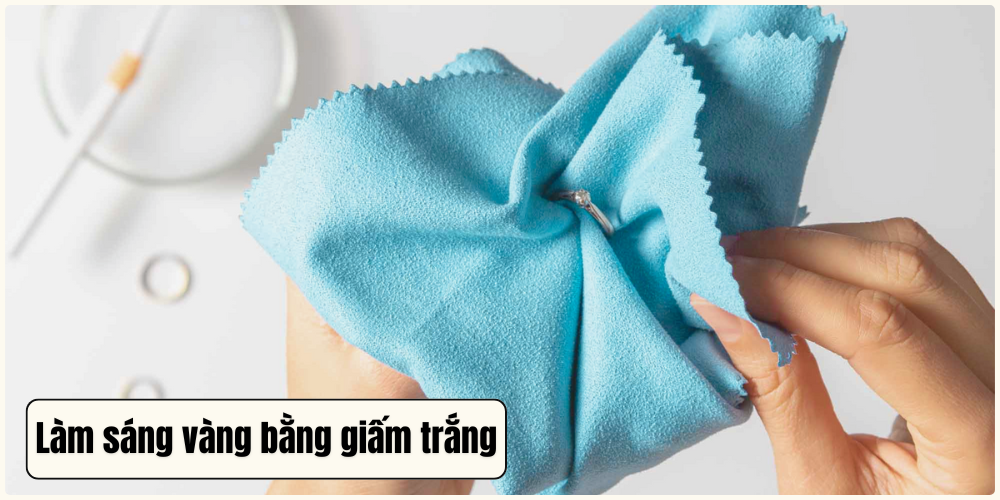Cách làm sáng vàng bằng giấm trắng