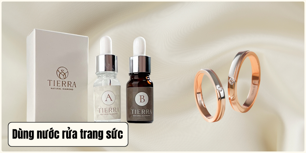 Cách làm sáng vàng bằng nước rửa trang sức