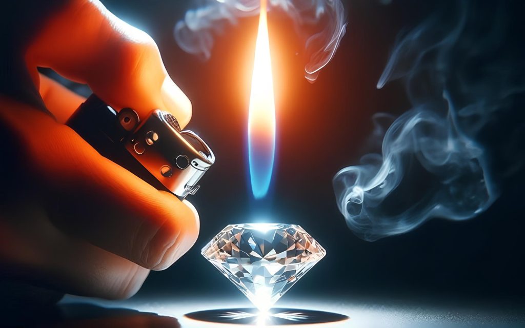 Cách phân biệt đá quý thật, giả đơn giản bằng cách đốt nóng đá quý