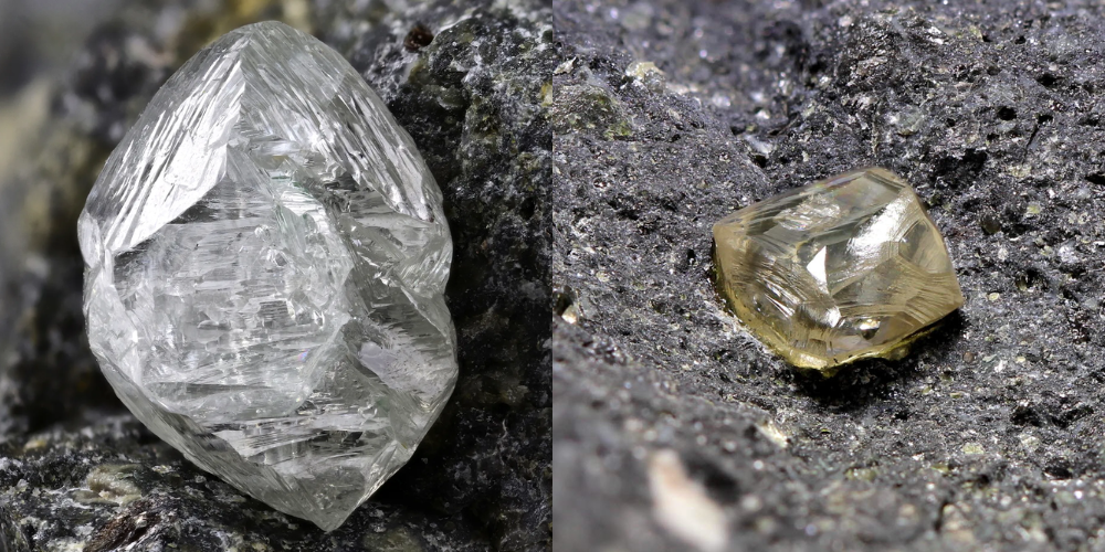 Đá Kimberlite nổi tiếng vì có chứa kim cương