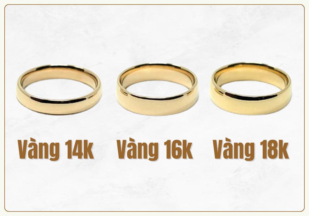 Vàng 16k chống trầy xước tốt