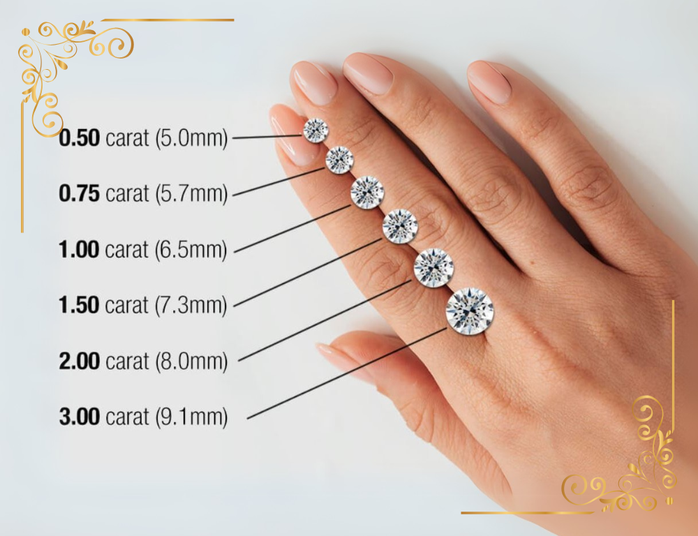 Kích thước kim cương là gì?