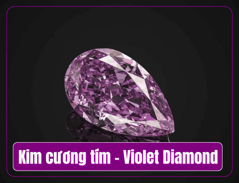 Kim cương tím là một loại kim cương Fancy