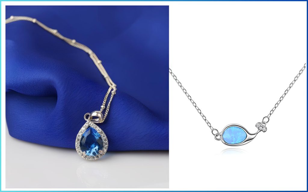 Mặt dây đá Opal xanh: Toát lên sự sang trọng và tinh tế