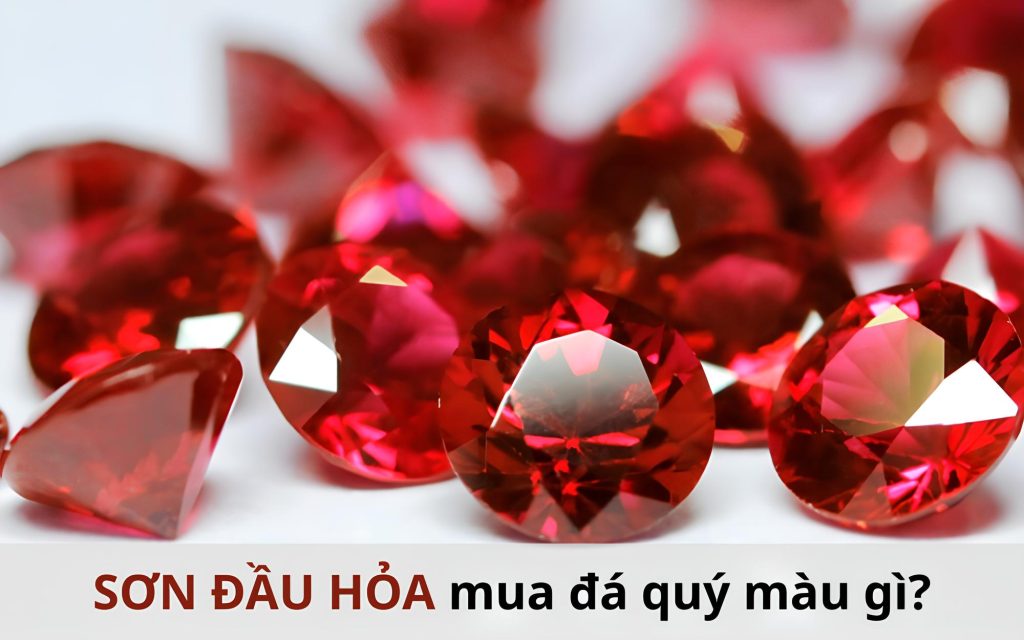 Màu đá phong thuỷ cho mệnh Sơn Đầu Hỏa