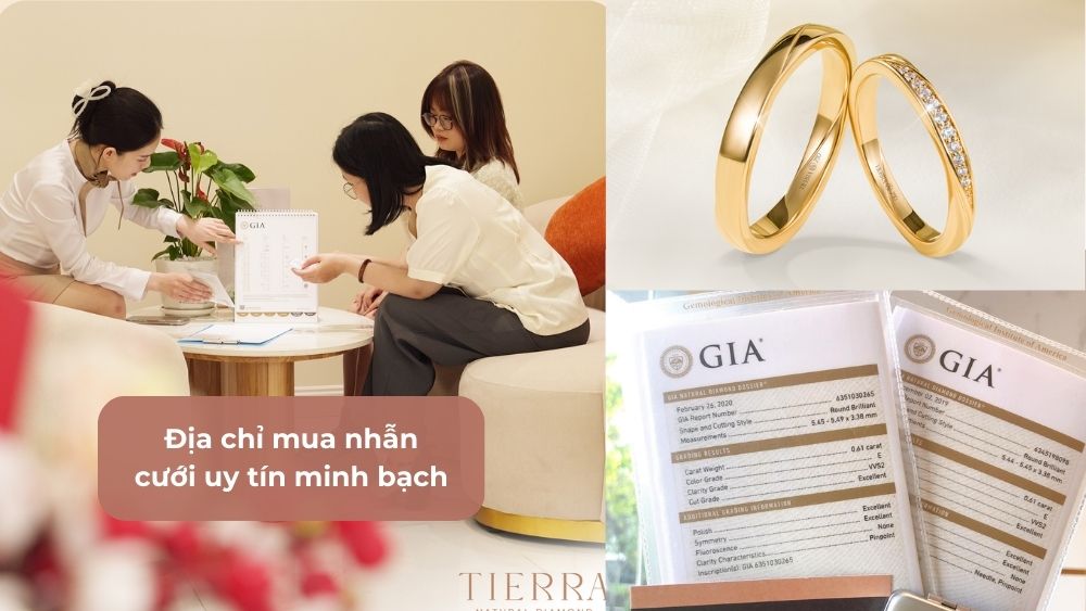 Mua nhẫn cưới ở đâu đẹp uy tín và minh bạch TPHCM?