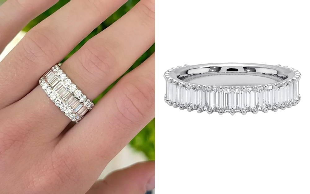 Nhẫn Kim Cương Eternity Baguette – Biểu Tượng Của Tình Yêu Vĩnh Cửu