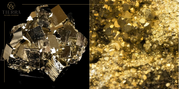 Pyrite dễ dàng bị xước hơn vàng
