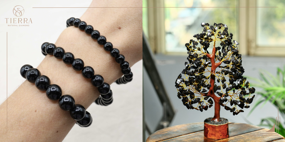 Nên đeo đá Tourmaline hoặc đặt trong nhà