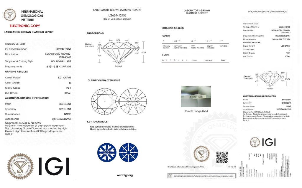 Giấy kiểm định IGI Diamond Certification có lợi ích gì?
