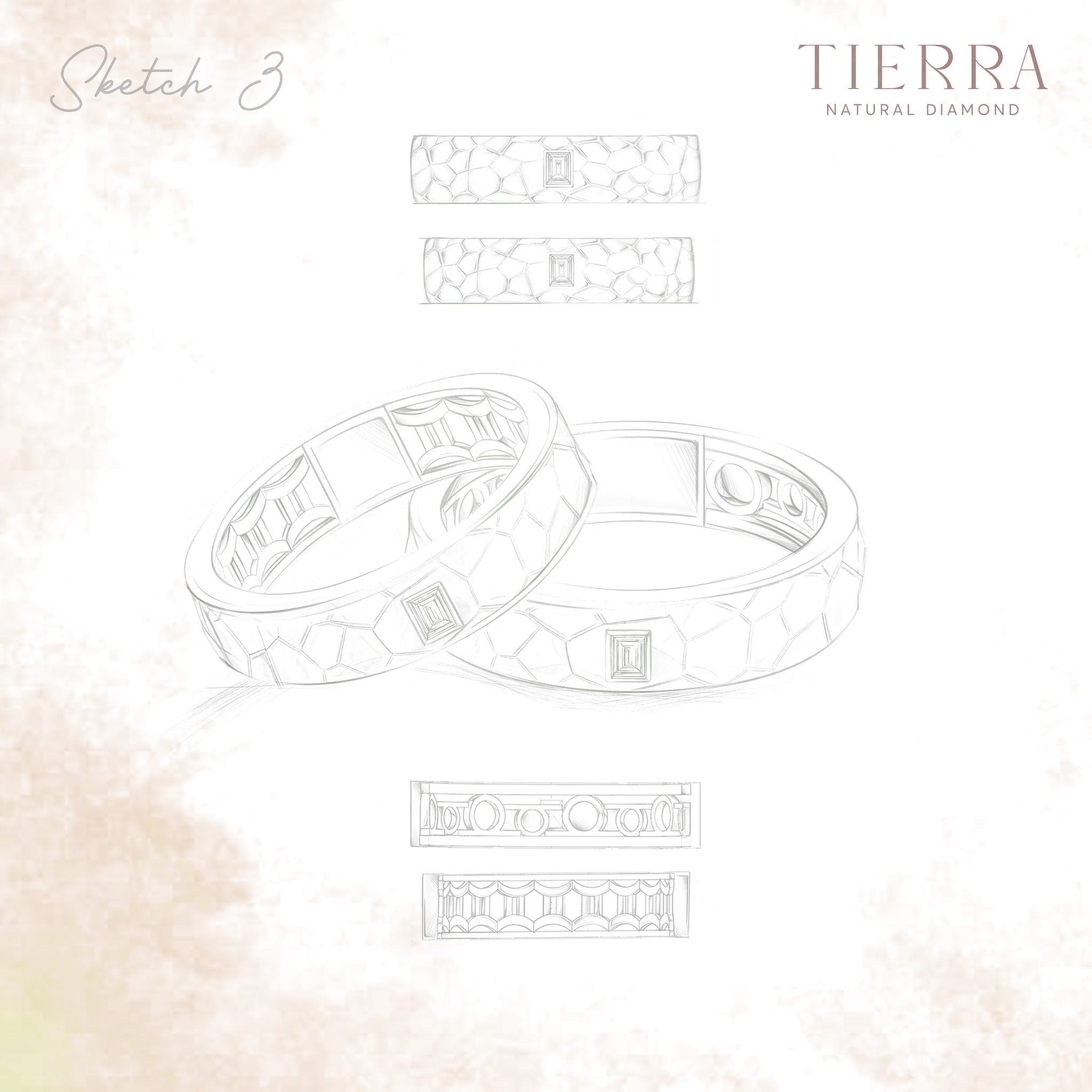 Nhẫn cưới Imperfectly Perfect - Tierra